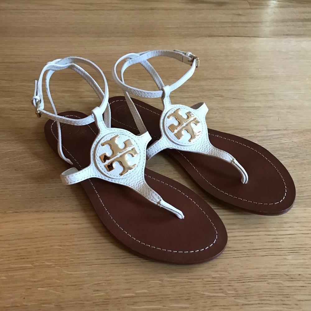 Tory Burch White Sandals